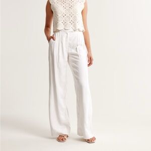 Abercrombie Harper Tailored Linen Pants